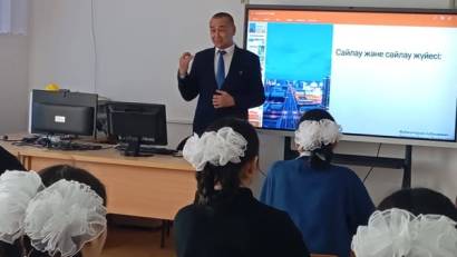  «Мен  және менің дауысым» тақырыбында  тәрбие  сағаты  өткізілді.